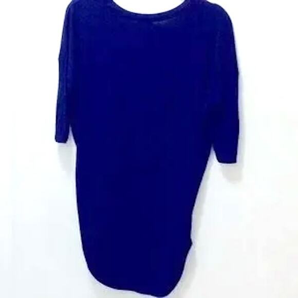 Express Women’s Top Size-Medium ***Small Pull On The Back-See Photo Navy Blue. - Picture 5 of 7